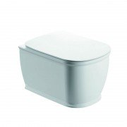 Унитаз подвесной с крышкой Devit Afina 36х52 см санфаянс белый 3020150