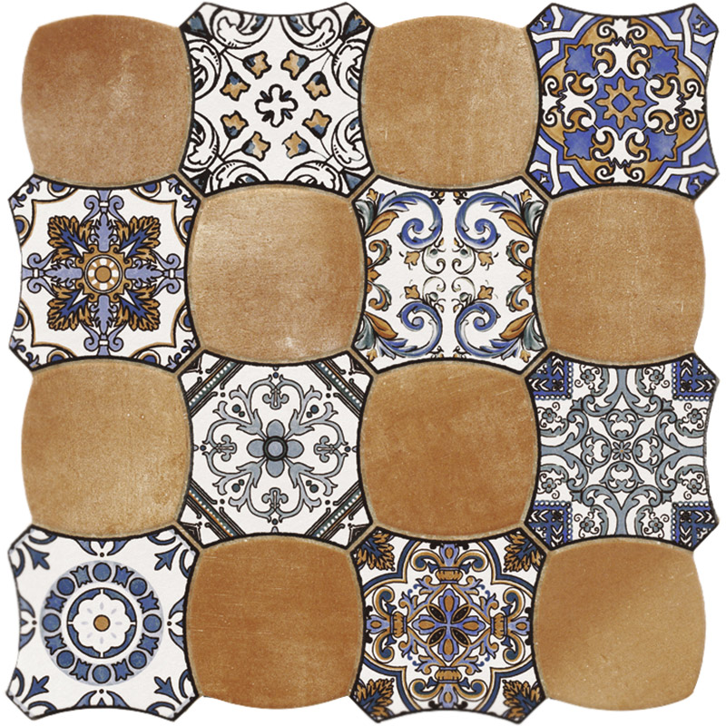 Плитка керамограніт Cristacer Carnaby Decor Cotto 45х45 см 134902