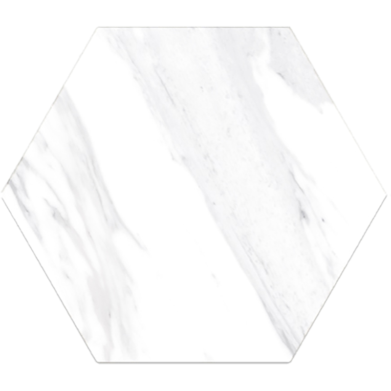 Плитка керамограніт Oset Neo White Hex 24х20 см 509601