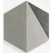 Плитка керамогранит Realonda Hextangram Fabric Grey 33х28,5 см 176901
