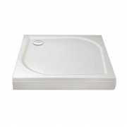 Душовий піддон квадратний Devit Universal 100х100 см штучний камінь білий FTR4110