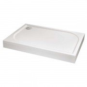 Душовий піддон прямокутний Devit Universal 120х80 см штучний камінь білий FTR4112