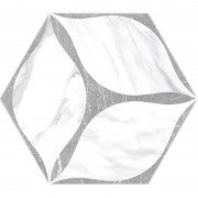 Плитка керамогранит Oset Corola Grey Hex 24х20 см 509701