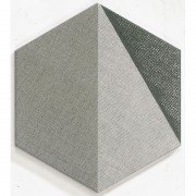 Плитка керамогранит Realonda Hextangram Fabric Grey 33х28,5 см 176901