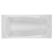 Ванна акрилова Devit Sigma 170х75 см пристінна з ніжками білий 17075130N