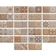 Плитка настінна Monopole Ceramica Antique Marron 20х10 см 055201