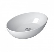 Раковина для ванной Devit Ovale накладная 45х30см санфаянс белый 1513136