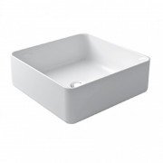 Раковина для ванної Devit Quadra накладна 40х40 см санфаянс білий 1511132
