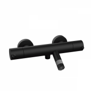 Смеситель для ванной GRB Time термостатический с душевым гарнитуром черный 47216472