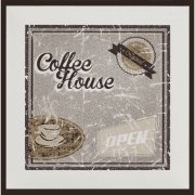 Декор Monopole Ceramica Moca Coffee Time Brown B 15х15 см 069111