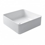 Раковина для ванной Devit Quadra накладная 40х40 см санфаянс белый 1511132