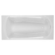 Ванна акрилова Devit Sigma 160х75 см пристінна з ніжками білий 16075130N