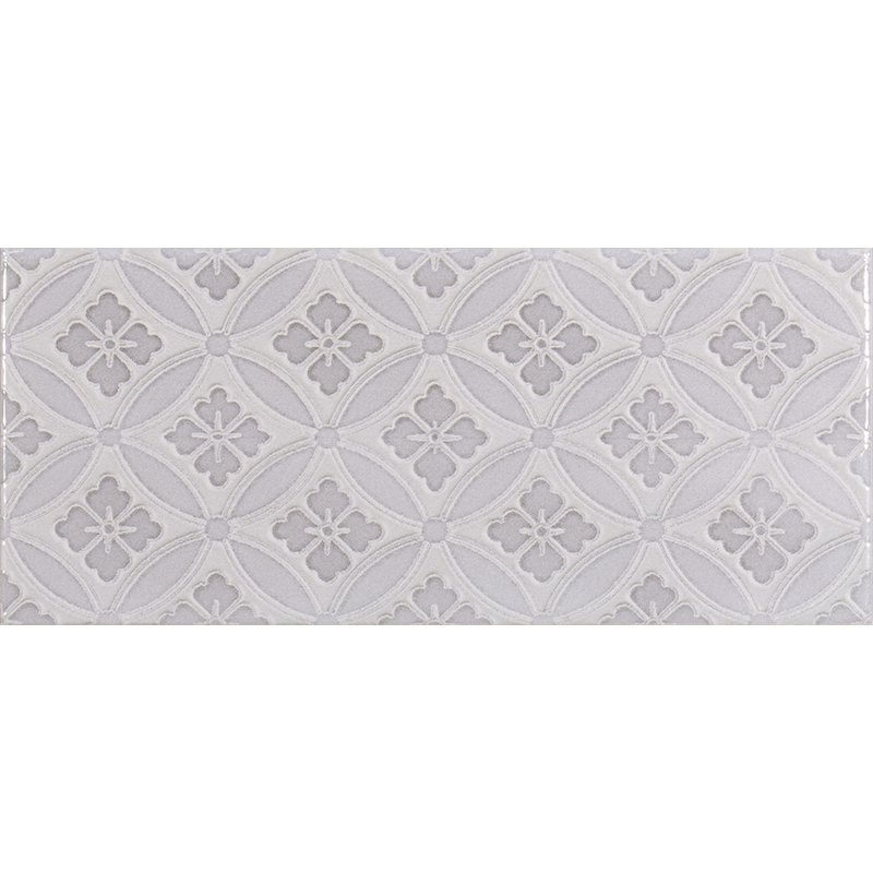 Плитка настенная Roca Maiolica Tender Gray Decor 25х11 см 117504