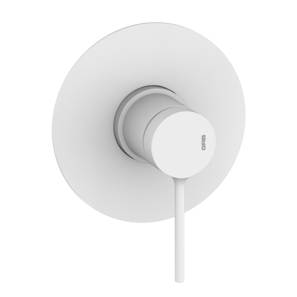 Змішувач для душа GRB Time прихованого монтажу одноважельний білий 47115471