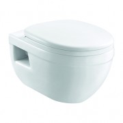 Унитаз подвесной с крышкой Devit Project 34.5х50 см санфаянс белый 3120147