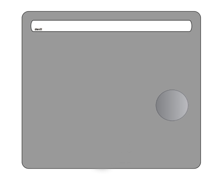 Дзеркало для ванної Devit Optima 100х70 см з LED підсвічуванням і збільшувальною лінзою х5 з підсвічуванням 5242130