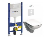 Набір інсталляції Geberit Duofix 3в1 з з унітазом Kolo Nova Pro Rimfree M39018000 + 458.126.00.1