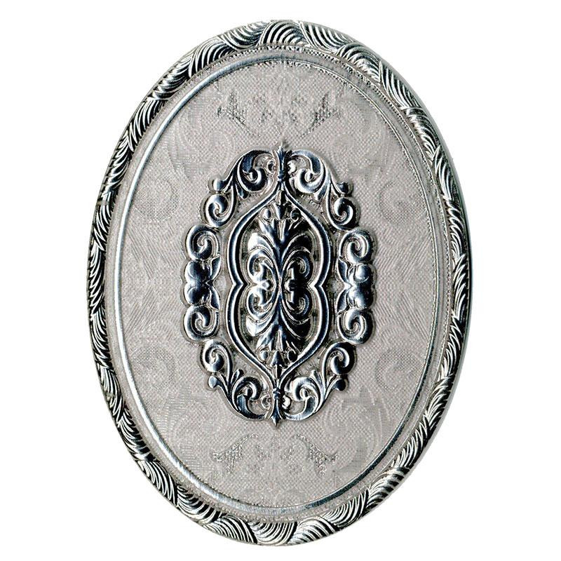 Плитка декор-вставка настінна El Molino Poem Medallion Plata Perla 14х10 см 208911