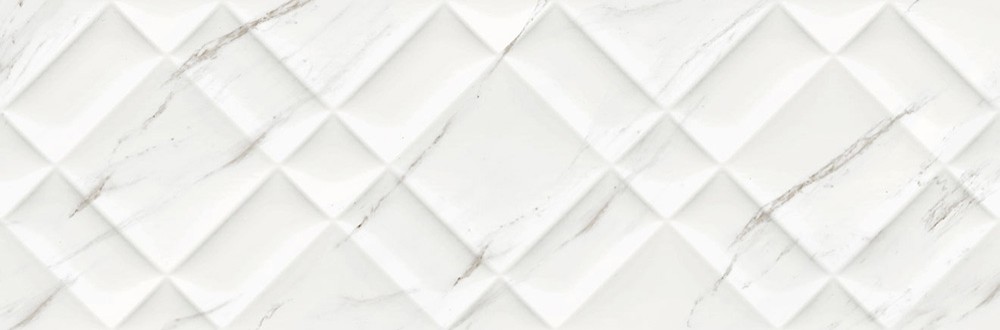Плитка Click Ceramica Calacatta Decor Paris 100х33 см белый 247802