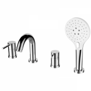 Змішувач для ванни GRB Time на борт ванни з душовою лійкою хром 46233460