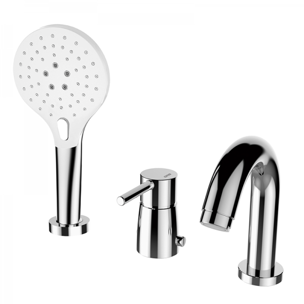 Змішувач для ванни GRB Time на борт ванни з душовою лійкою хром 46232460