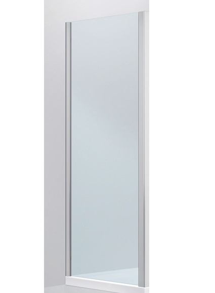 Стінка душова Devit Fresh 80х190 см профіль хром/прозоре скло FEN8280