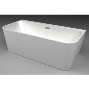 Ванна акрилова Devit Optima 170х80 см окремостояча з ніжками білий 17080130