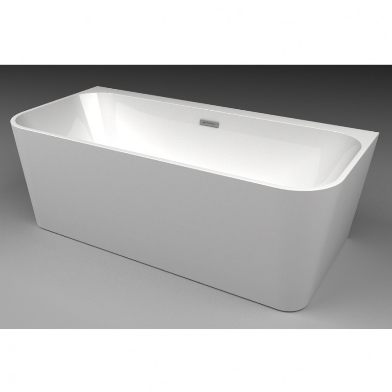 Ванна акриловая Devit Optima 170х80 см отдельностоящая с ножками белый 17080130