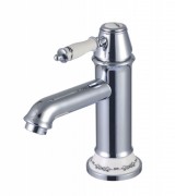 Змішувач для раковини Devit Charlestone Ceramic одноважільний з донним клапаном хром 34511142