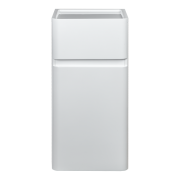 Пенал для ванной Devit Fly подвесной 35х75 см МДФ белый глянец 0030120W