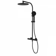 Душевая система GRB Dry термостатический с фиксированной стойкой черный 44435442
