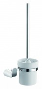 Ершик для унитаза Devit Katarina с настенным держателем латунь хром/белый 8557148W