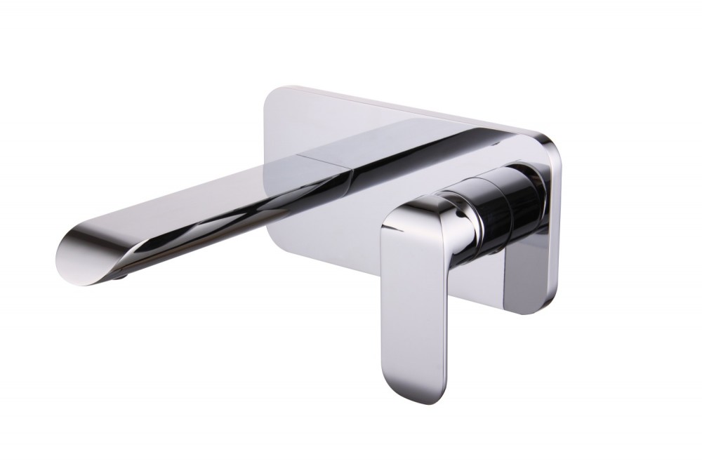 Смеситель для раковины Devit Iven настенный однорычажный с донным клапаном хром 4311X141