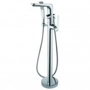 Смеситель для ванной Devit Katarina напольный однорычажный латунь/пластик хром 37561148