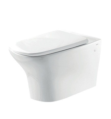 Унітаз підвісний з кришкою Devit Iven 36.5х51.5 см безободковый санфаянс білий 3120141