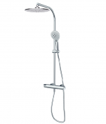 Душевая система GRB E-Dry с фиксированной стойкой хром 40440400