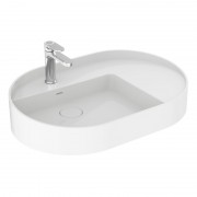 Раковина для ванной Devit Laguna накладная 46х70 см санфаянс белый 1010110