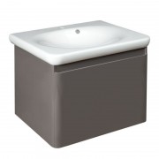 Тумба з раковиною Devit Fly 64х50 см МДФ сірий 0020120G