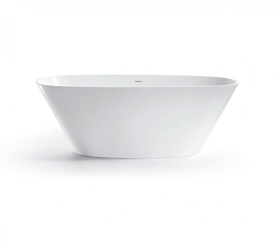 Ванна из искусственного камня Devit UP 180х81 см отдельностоящая белый матовый 18080120W