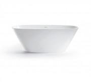 Ванна зі штучного каменю Devit UP 180х81 см окремостояча білий матовий 18080120W