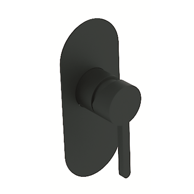 Смеситель для душа Devit Laguna скрытого монтажа однорычажный латунь черный матовый 84117110B