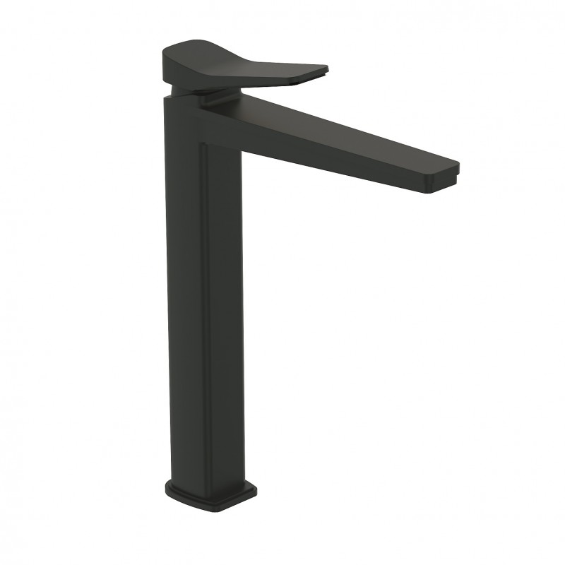 Змішувач для раковини Devit Up високий одноважільний чорний матовий 81X11120B