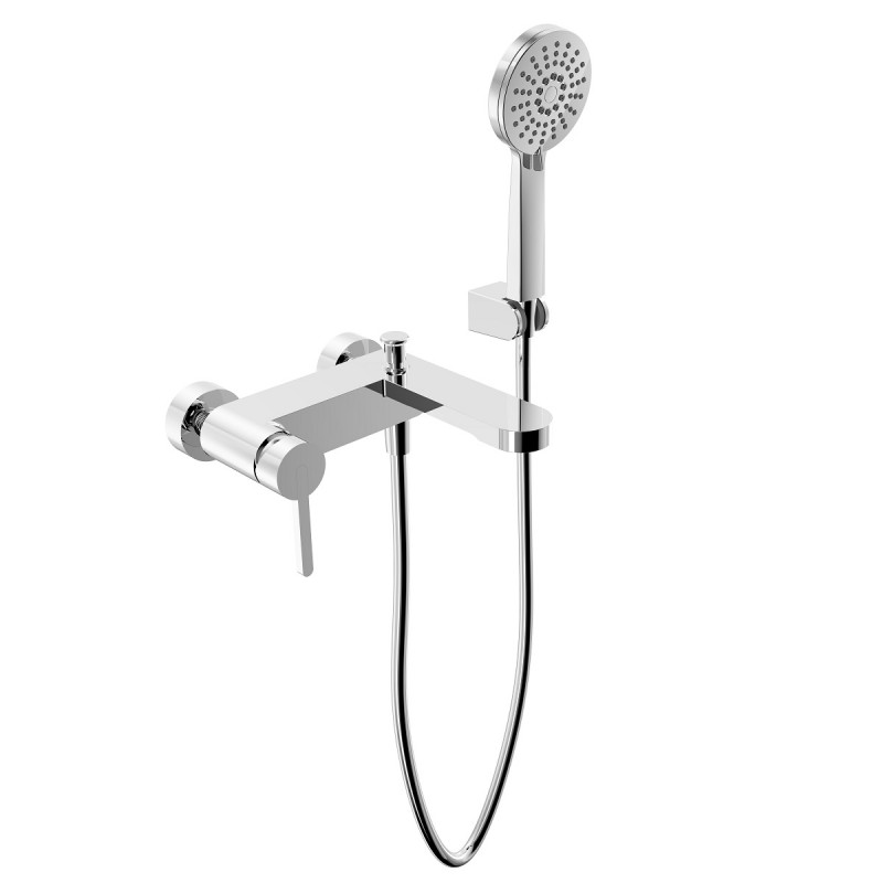 Змішувач для ванної Devit Laguna одноважільний з душовим гарнітуром хром 84125110