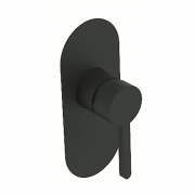 Змішувач для душу Devit Laguna прихованого монтажу одноважільний латунь чорний матовий 84117110B