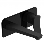 Змішувач для раковини Devit Up настінний одноважільний чорний матовий 8101X120B