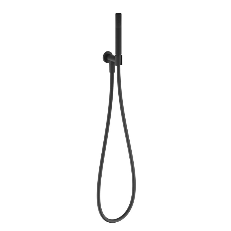Ручной душ на держателе Devit Art латунь черный матовый 15012140B