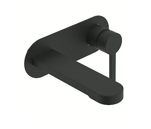 Смеситель для раковины Devit Laguna настенный однорычажный черный матовый 8411X110B