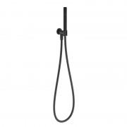 Ручний душ на тримачі Devit Art латунь чорний матовий 15012140B