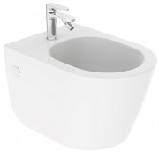 Біде підвісне Devit Laguna 35.5х53 см санфаянс білий 2020110
