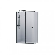 Душова кабіна Devit UP 1200х800х1900 мм ліва профіль чорний матовий/скло прозоре FEN2310BL